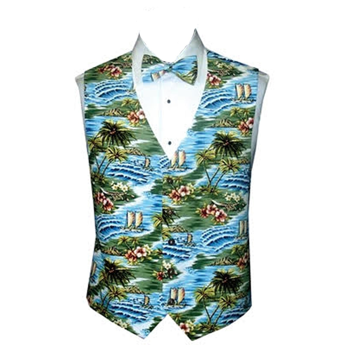 Seamist Green Tropical Island Vest