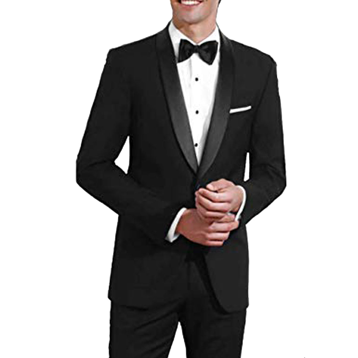 Neil Allyn One Button Shawl Lapel Slim Fit Tuxedo