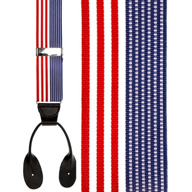 Stars and Stripes Suspenders