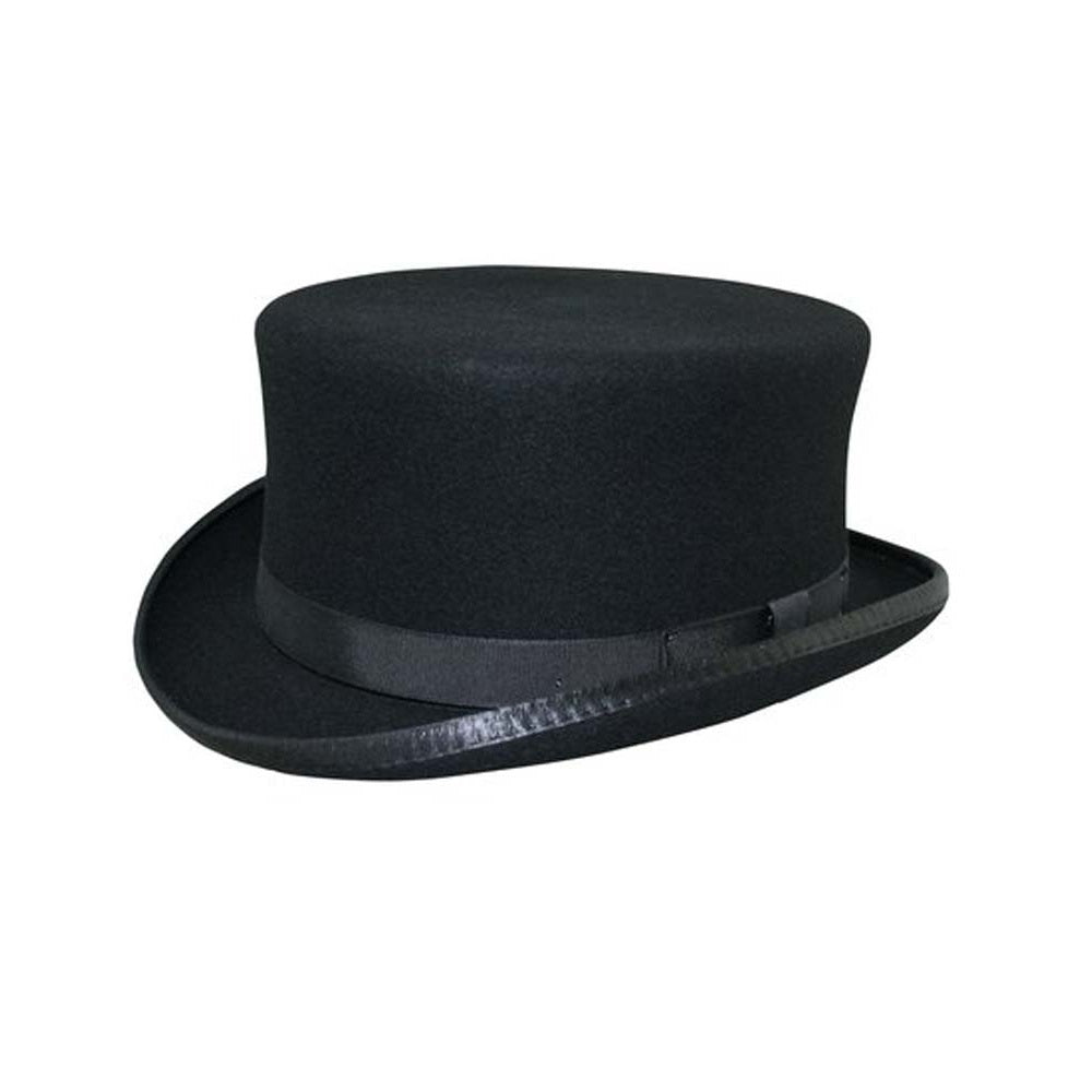 Stubby Carriage Top Hat in Black