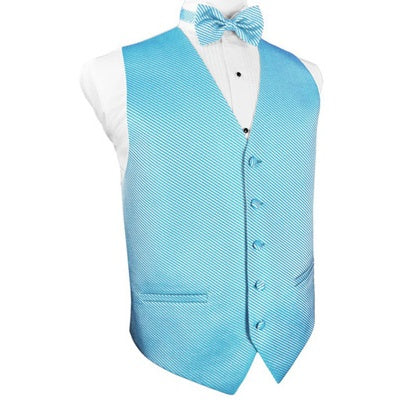 Turquoise Venetian Tuxedo Vest