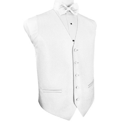 White Venetian Tuxedo Vest