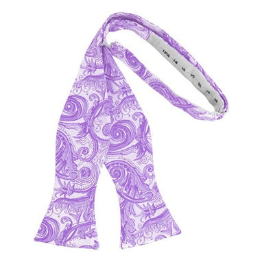 Wisteria Tapestry Paisley Self Bow Tie